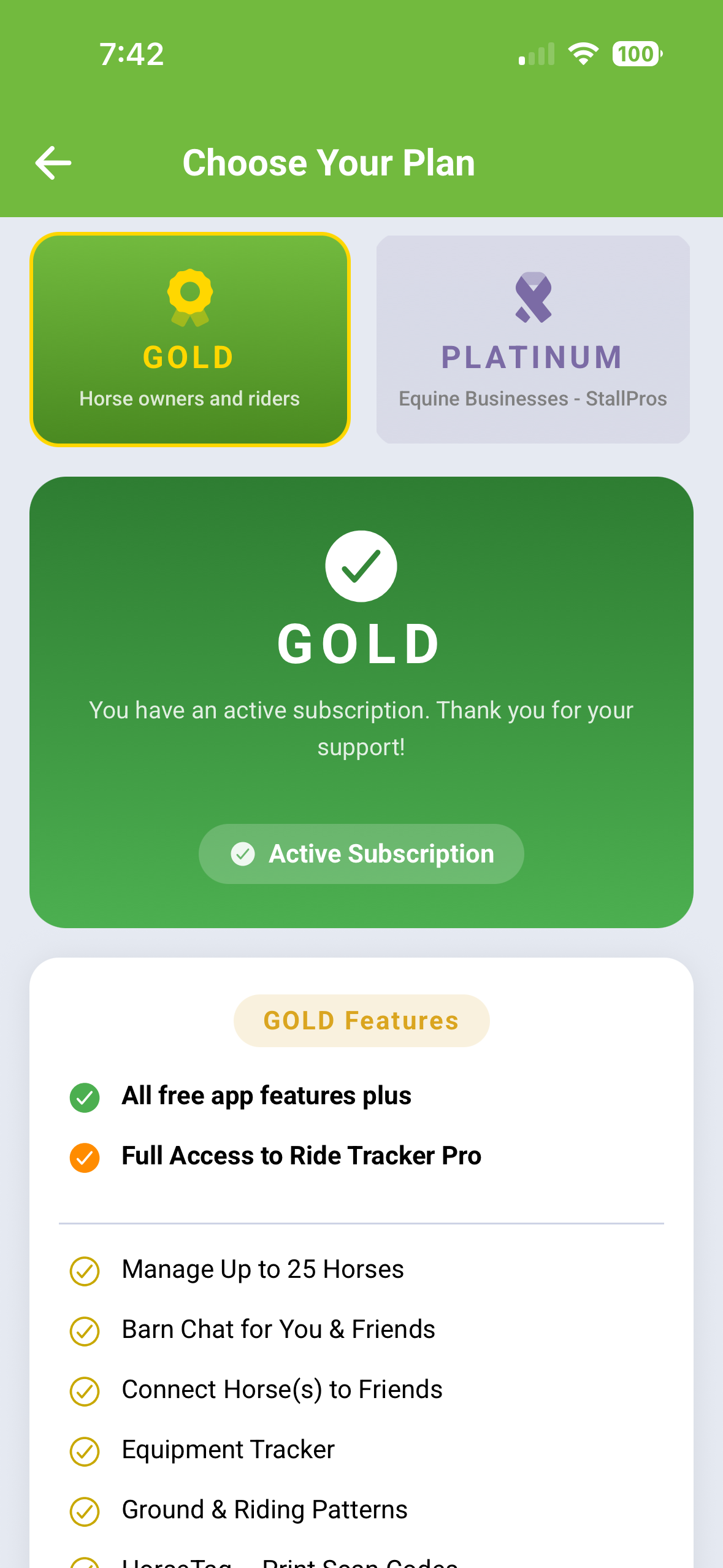 Subscription tiers and premium features